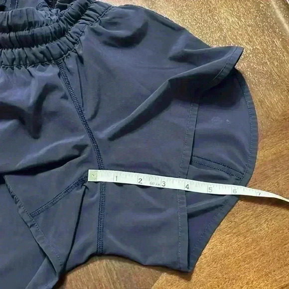 Lululemon navy track lined short - Picture 8 of 9